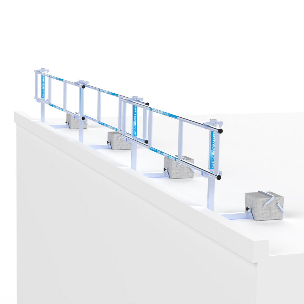 Flachdachsicherung – Sicherungssystem für flache Dächer auf Baustellen