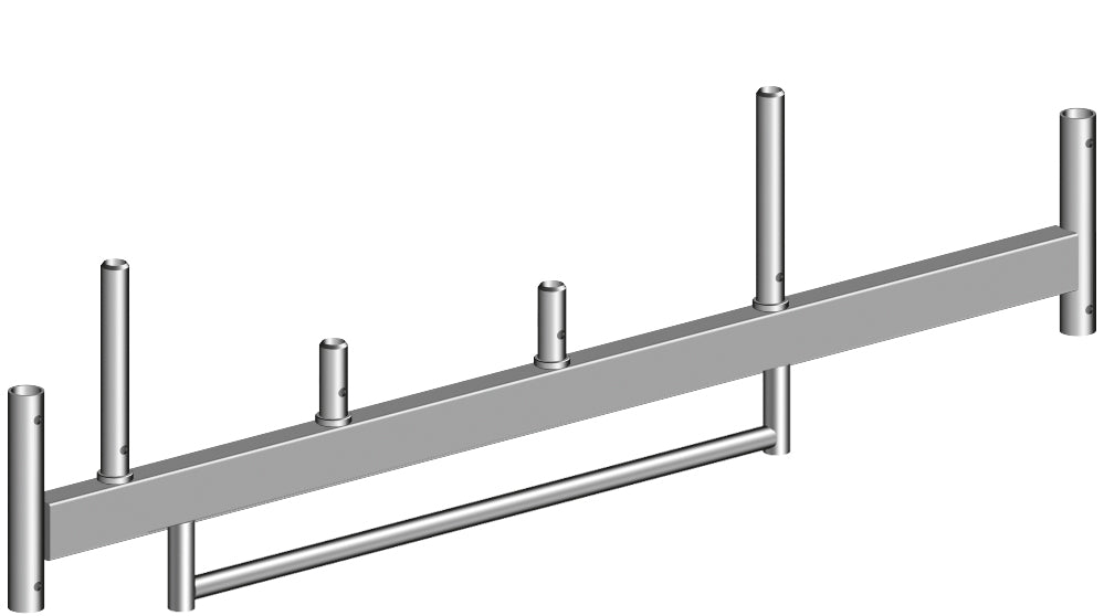 Layher Uni Standard Rollgerüst 75x285 Arbeitshöhe 11,38 m (1401109)