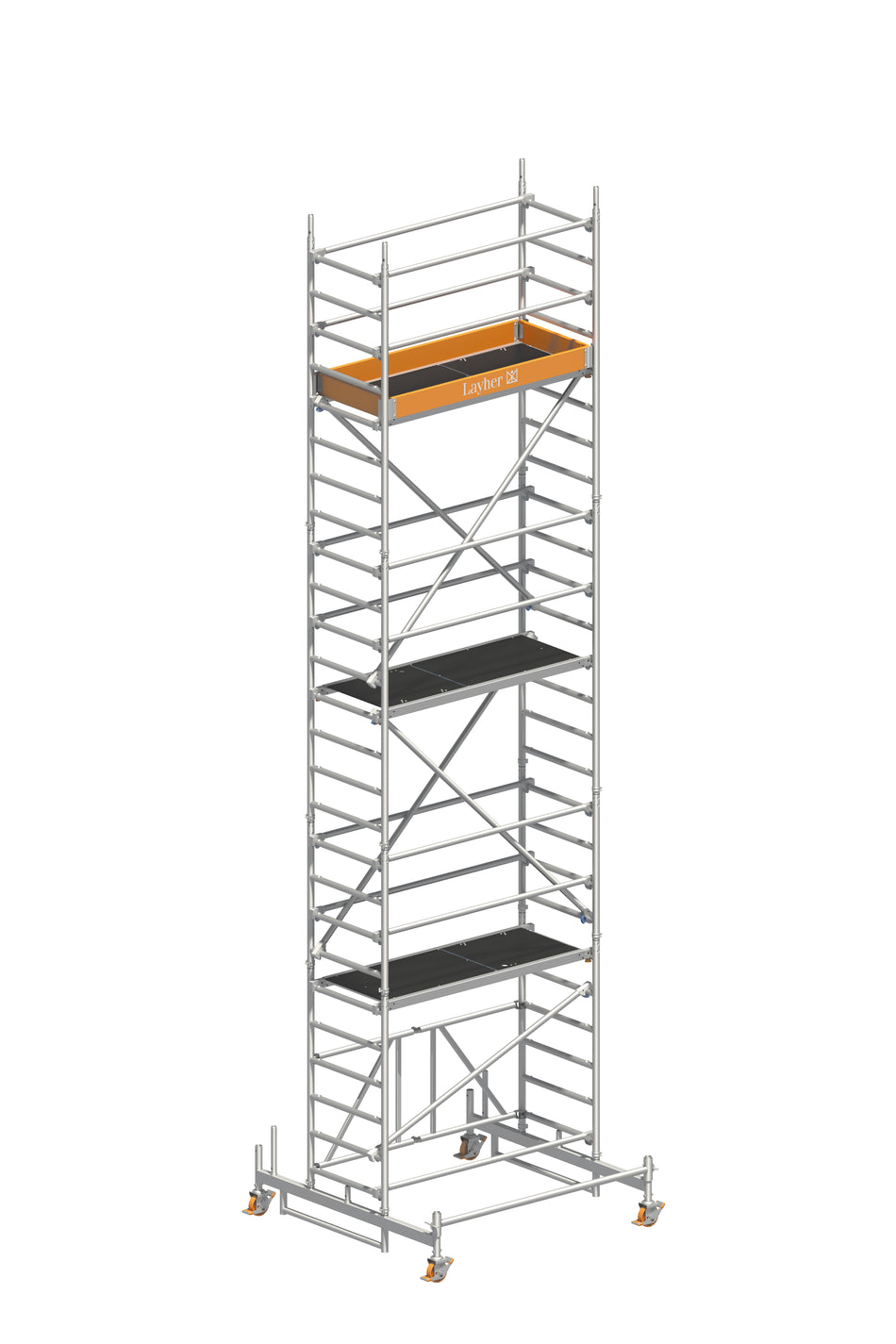 Layher Zifa P2 Rollgerüst 75x180 Arbeitshöhe 7,76 m (1406216)