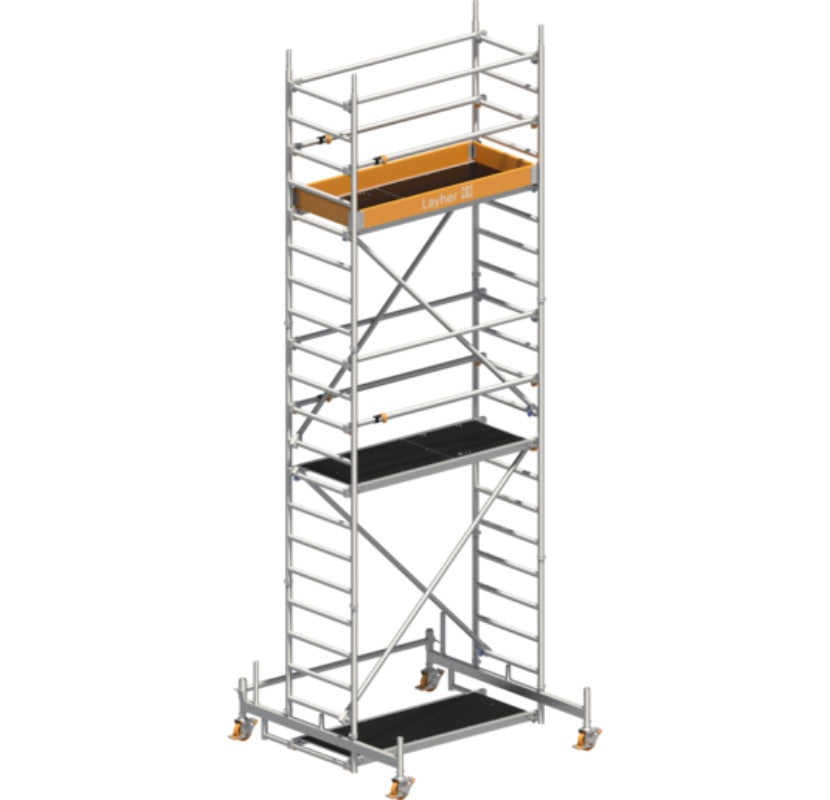 Fahrgerüst Layher Uni Leicht P2 1413204 - Arbeitshöhe 6,26 m