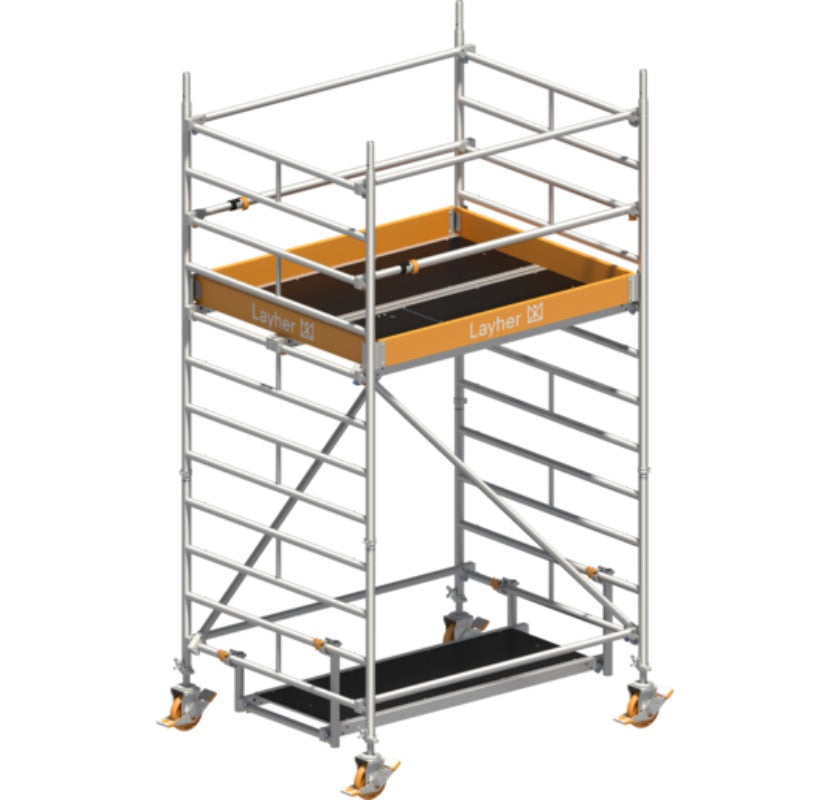Fahrgerüst Layher Uni Kompakt P2 1415002 - Arbeitshöhe 4,2 m