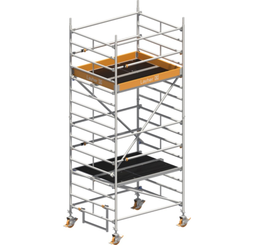 Fahrgerüst Layher Uni Kompakt P2 1415003 - Arbeitshöhe 5,2 m