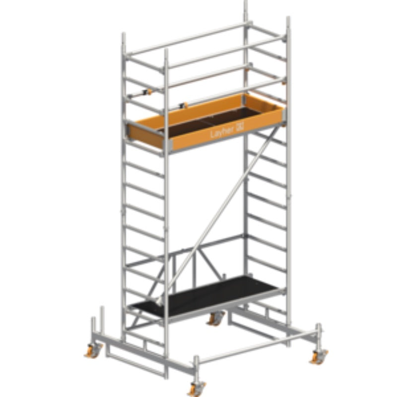 Fahrgerüst Layher Zifa P2 1416213 - Arbeitshöhe 4,76 m