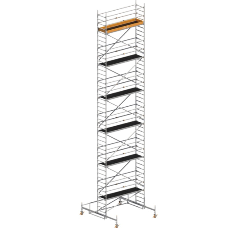 Fahrgerüst Layher Uni Standard P2 1411111 - Arbeitshöhe 13,38 m