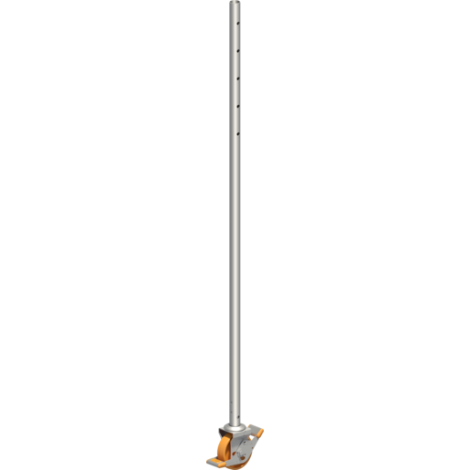 Layher Standrohr mit Lenkrolle 400 1312.150