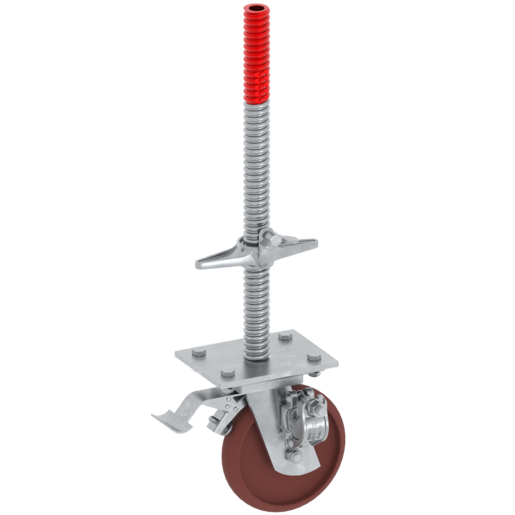 Layher Lenkrolle 1200 mit Halbkupplung 1267.200