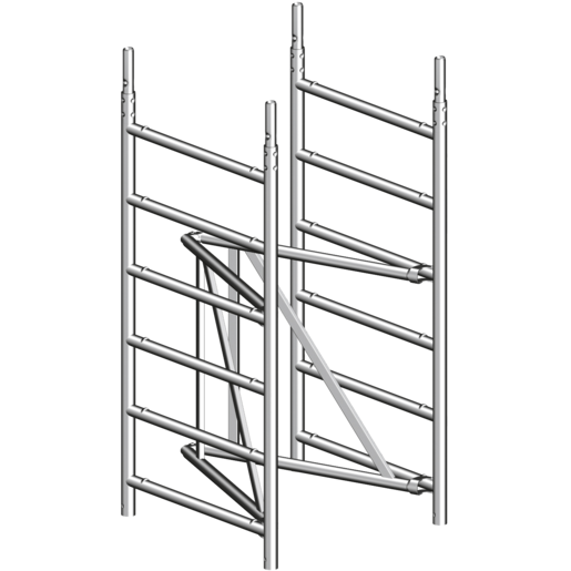 Layher Zifa 75 Grundgerüst 1,80 m x 0,75 m 1300.006