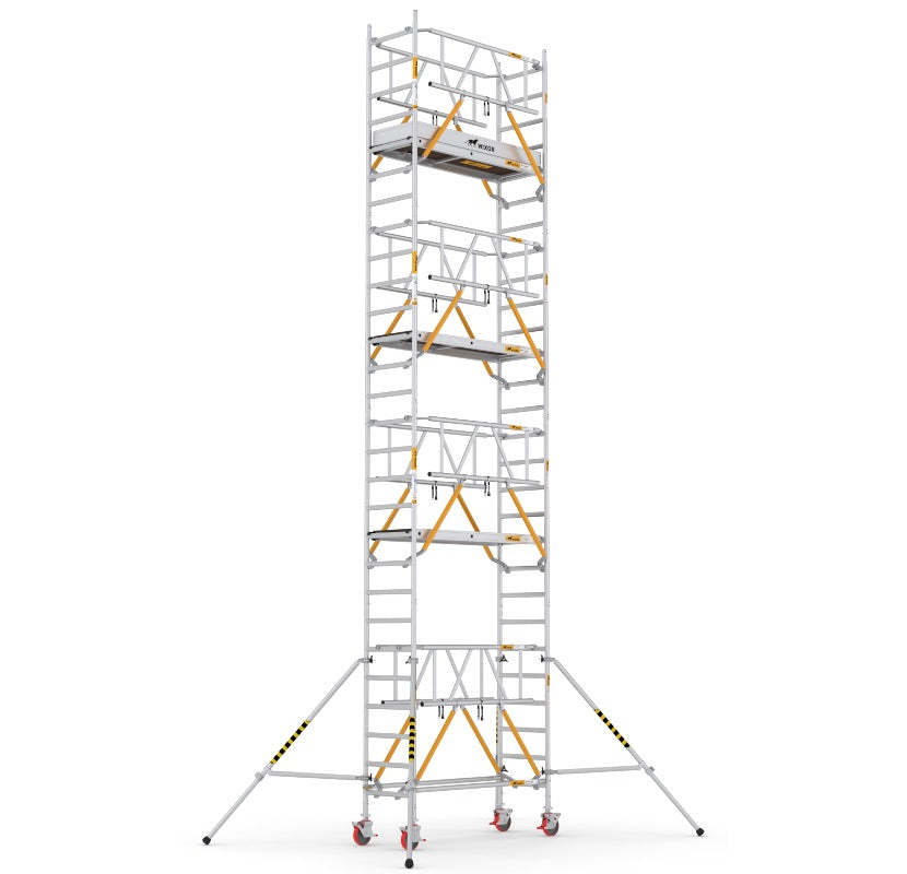 Wixor Fahrgerüst 190 | Feldbreite 75 | Sicherheitsgeländer XR1900752109 - Arbeitshöhe 9,2 m