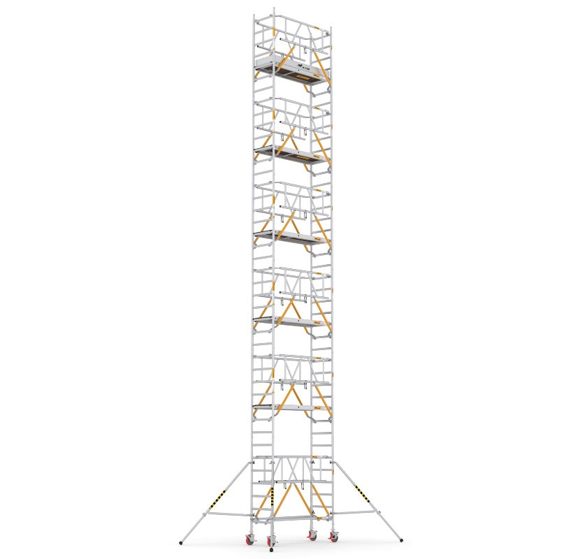 Wixor Fahrgerüst 190 | Feldbreite 75 | Sicherheitsgeländer XR1900752113 - Arbeitshöhe 13,2 m