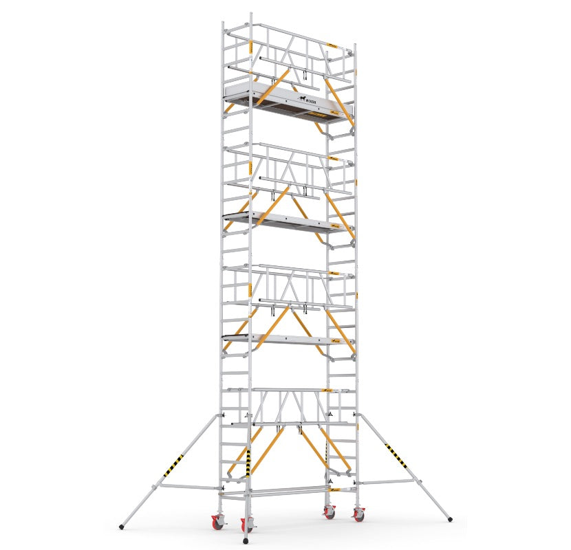 Wixor Fahrgerüst 250 | Feldbreite 75 | Sicherheitsgeländer XR2500752109 - Arbeitshöhe 9,2 m