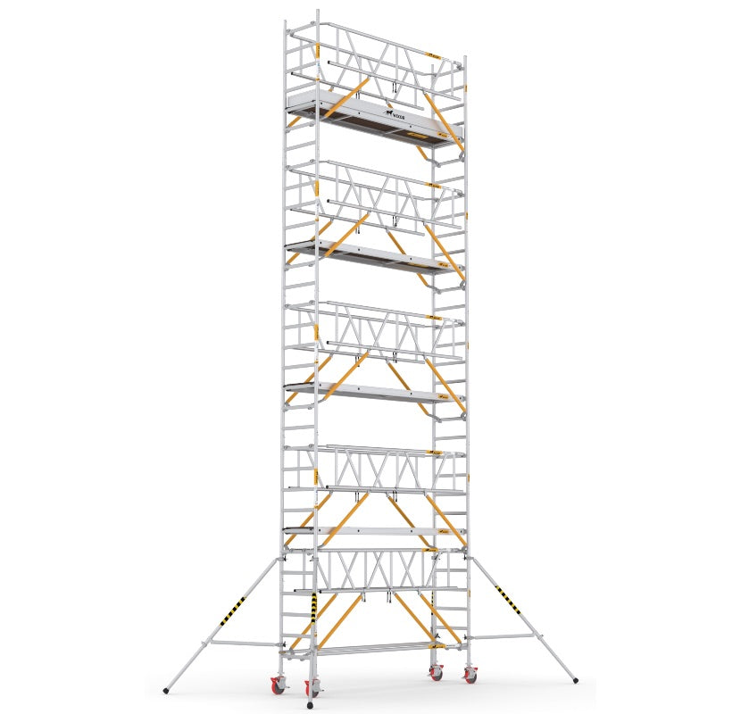 Wixor Fahrgerüst 305 | Feldbreite 75 | Sicherheitsgeländer XR3050752110 - Arbeitshöhe 10,2 m