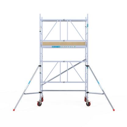 Aluminium Klappgerüst 90 cm breit mit Rollen