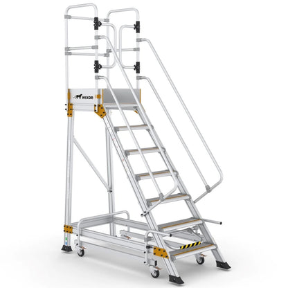 Podesttreppe 7 stufen | Handbremse