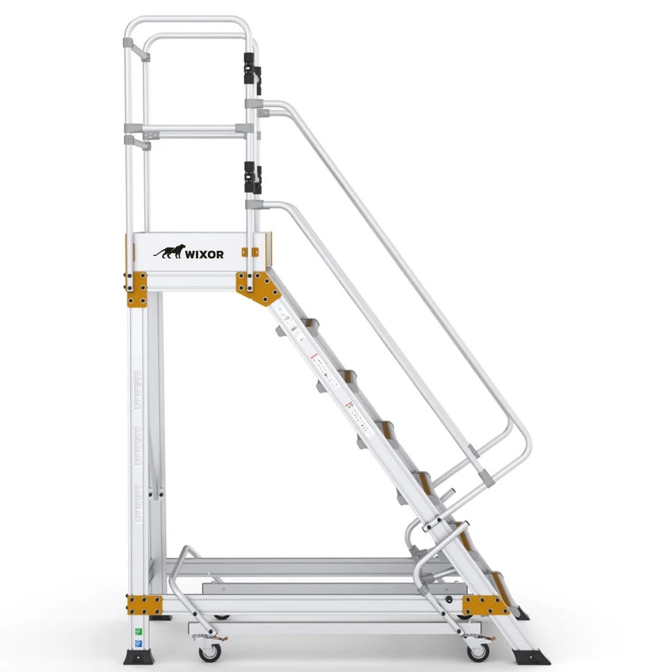 Podesttreppe 7 stufen | Handbremse