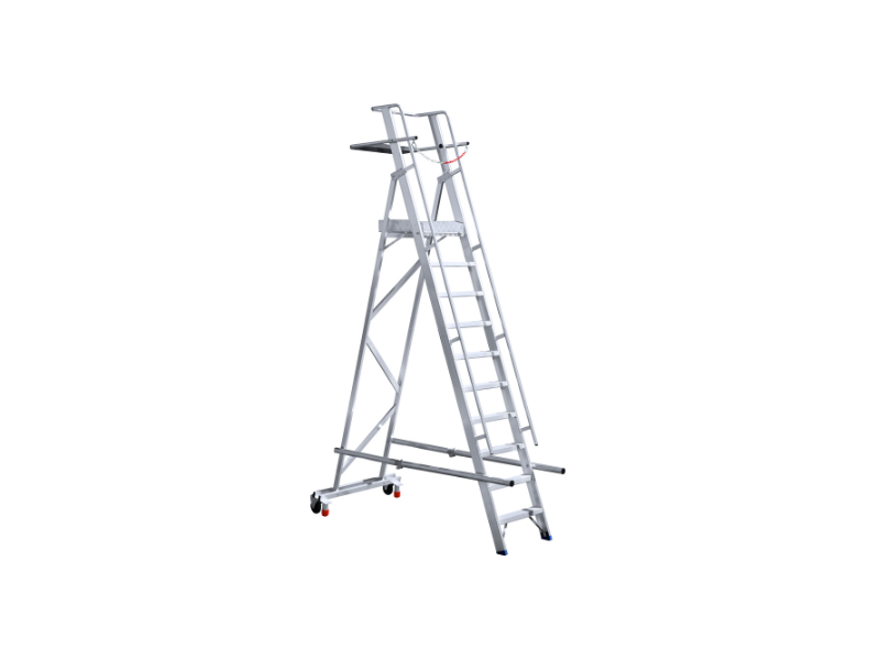 Eurostairs Lagertreppe Easy | 10 Stufen | Arbeitshöhe 4,50 m