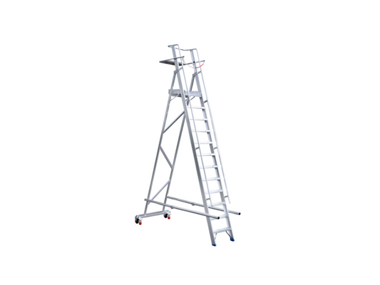 Eurostairs Lagertreppe Easy | 12 Stufen | Arbeitshöhe 5,00 m