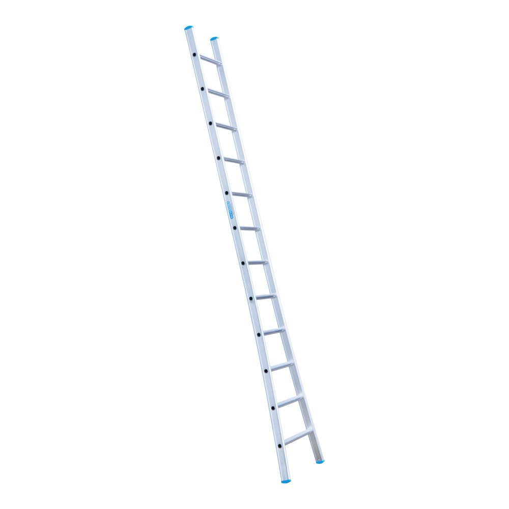 Anlegeleiter EUROSTAIRS gebogen 12 Stufen | 4,25 m Arbeitshöhe