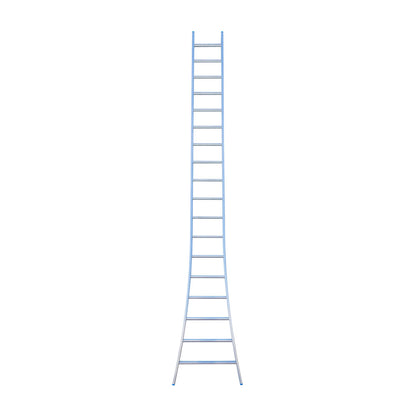 Anlegeleiter EUROSTAIRS gebogen 18 Stufen | 5,75 m Arbeitshöhe