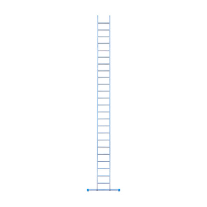 Anlegeleiter Eurostairs 24 Stufen | 7,25 m Arbeitshöhe | Mit Traverse
