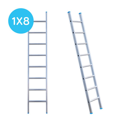 Anlegeleiter Eurostairs 8 Stufen | 3,25 m Arbeitshöhe