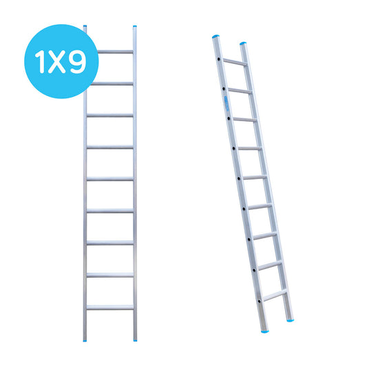 Anlegeleiter Eurostairs 9 Stufen | 3,50 m Arbeitshöhe