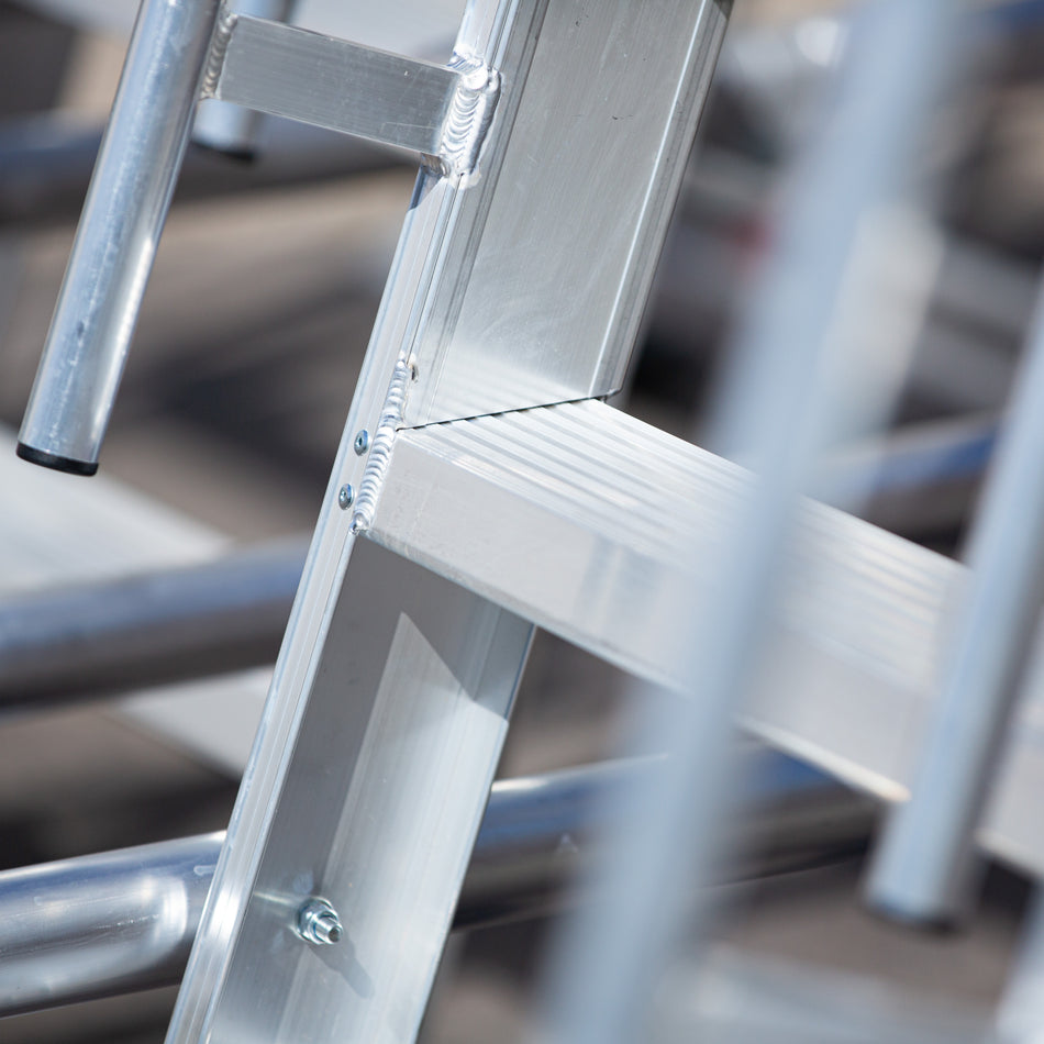 Eurostairs Lagertreppe Easy | 6 Stufen | Arbeitshöhe 3,50 m