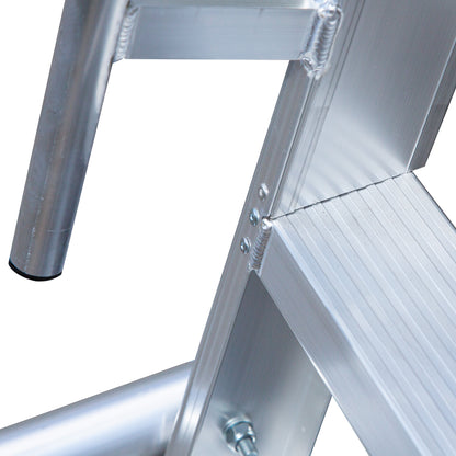 Eurostairs Lagertreppe Easy | 4 Stufen | Arbeitshöhe 3,00 m