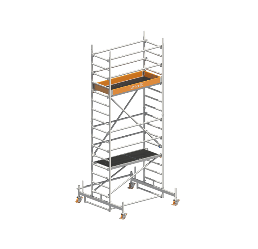 Layher Uni Leicht Rollgerüst 75x180 Arbeitshöhe 5,26 m (1403203)