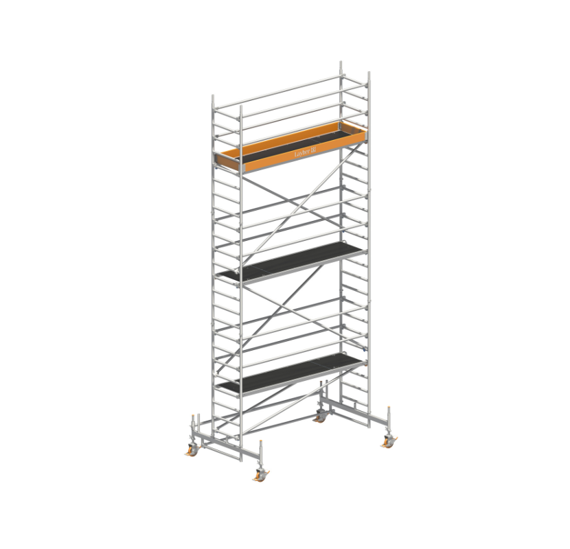 Layher Uni Standard Rollgerüst 75x285 Arbeitshöhe 7,35 m (1401105)