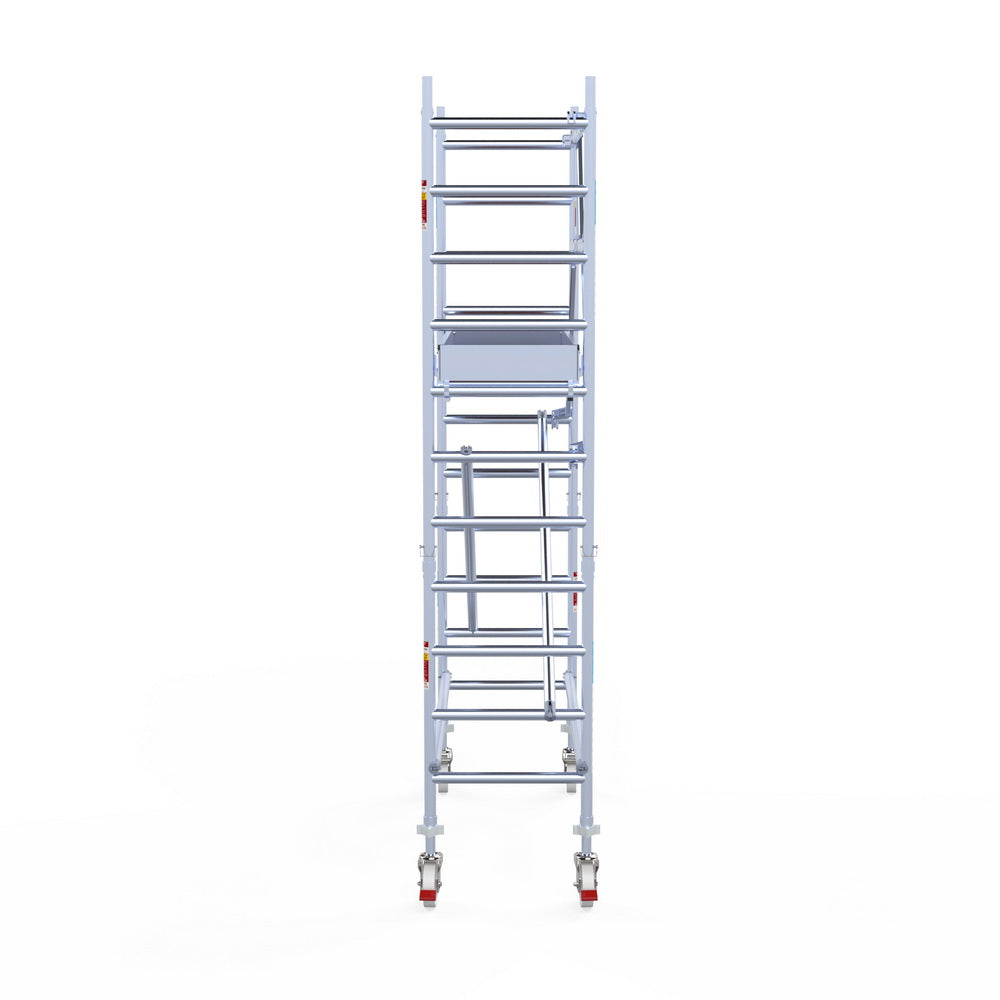 Profi-Fahrgerüst 75x190cm aus Aluminium – Sicherer Aufbau mit stabiler Plattform und TÜV-Zertifizierung