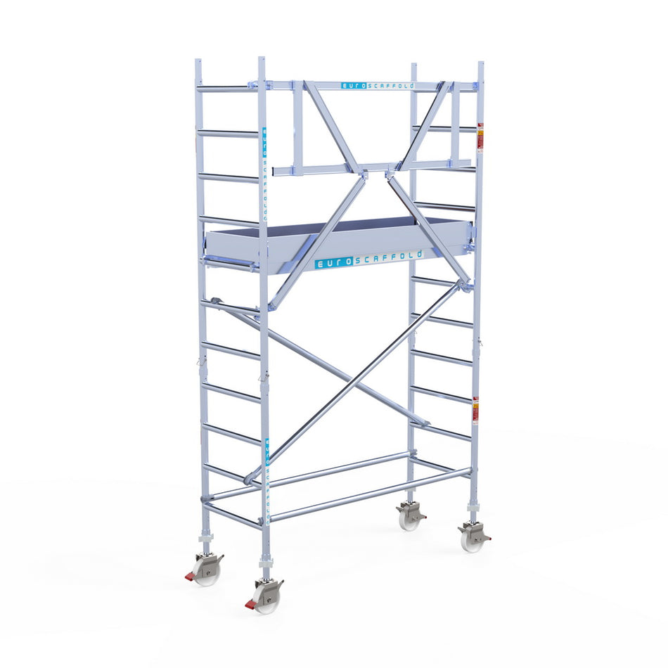 Profi-Fahrgerüst 75x190cm aus Aluminium – Leichtes, stabiles und TÜV-zertifiziertes Gerüst