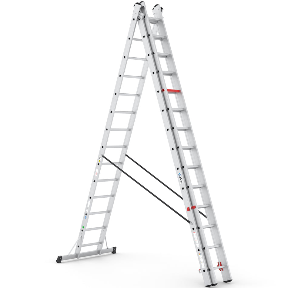 Aluminium Leiter 3x14