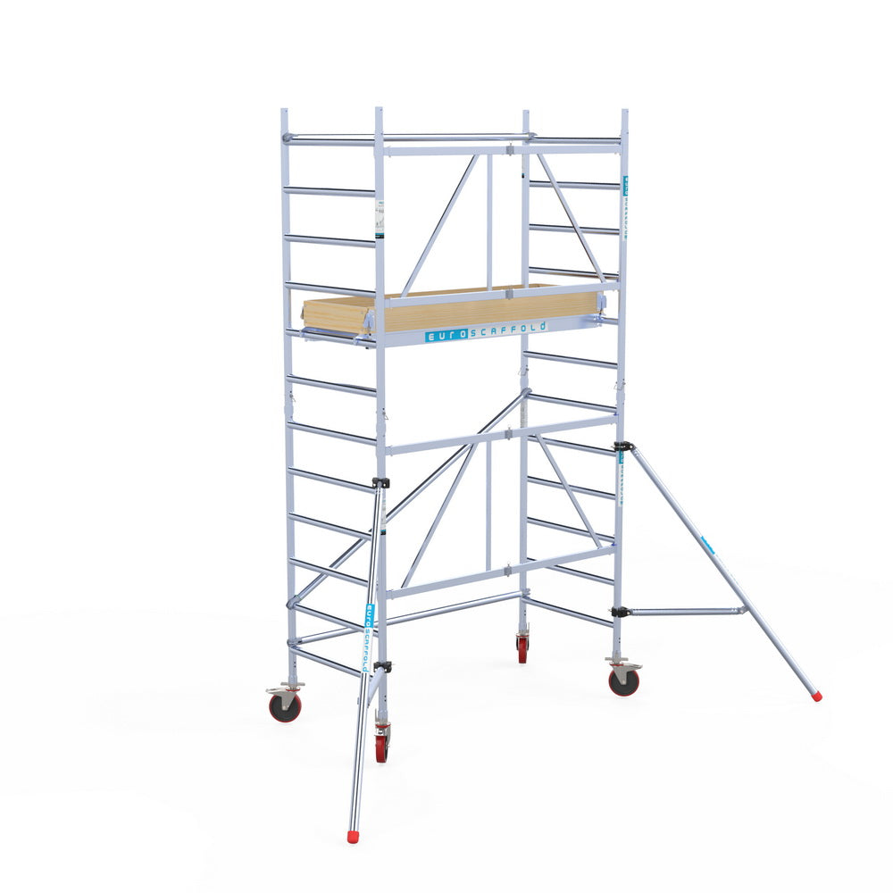 Zimmererfahrgerüst 90x190 klappbar mit Holzplattform