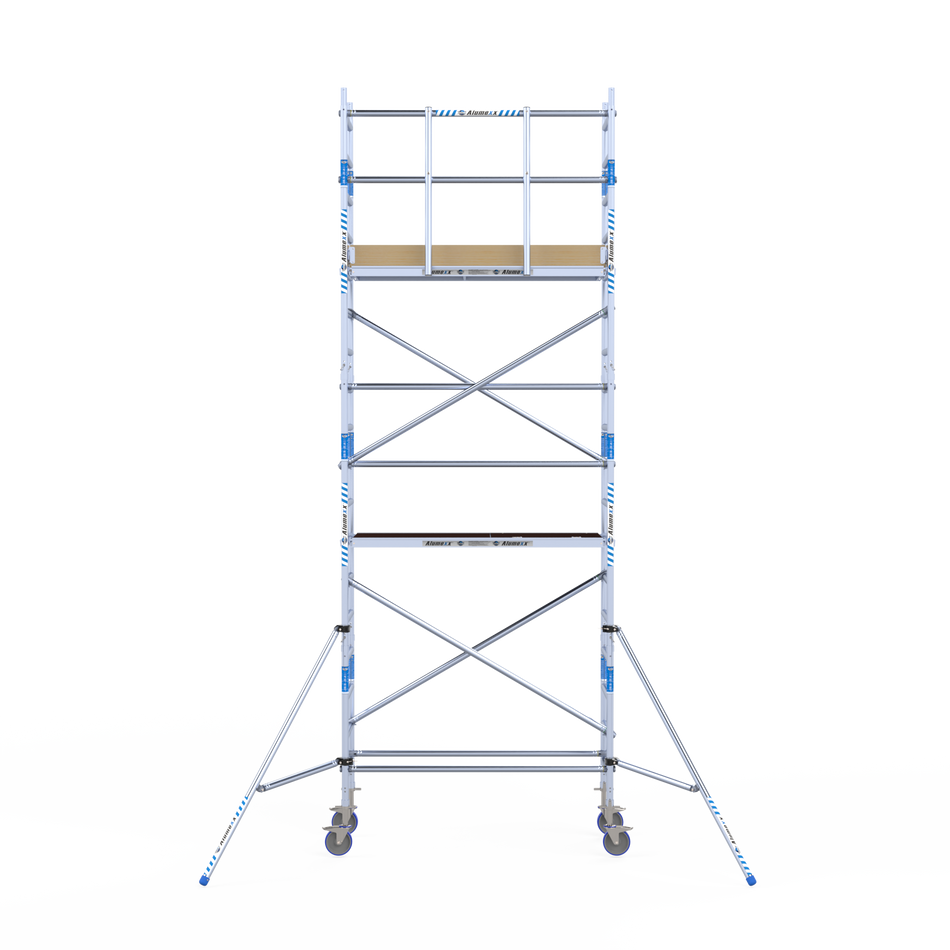 Alumexx Rollgerüst 75x190 Arbeitshöhe 6,2 m