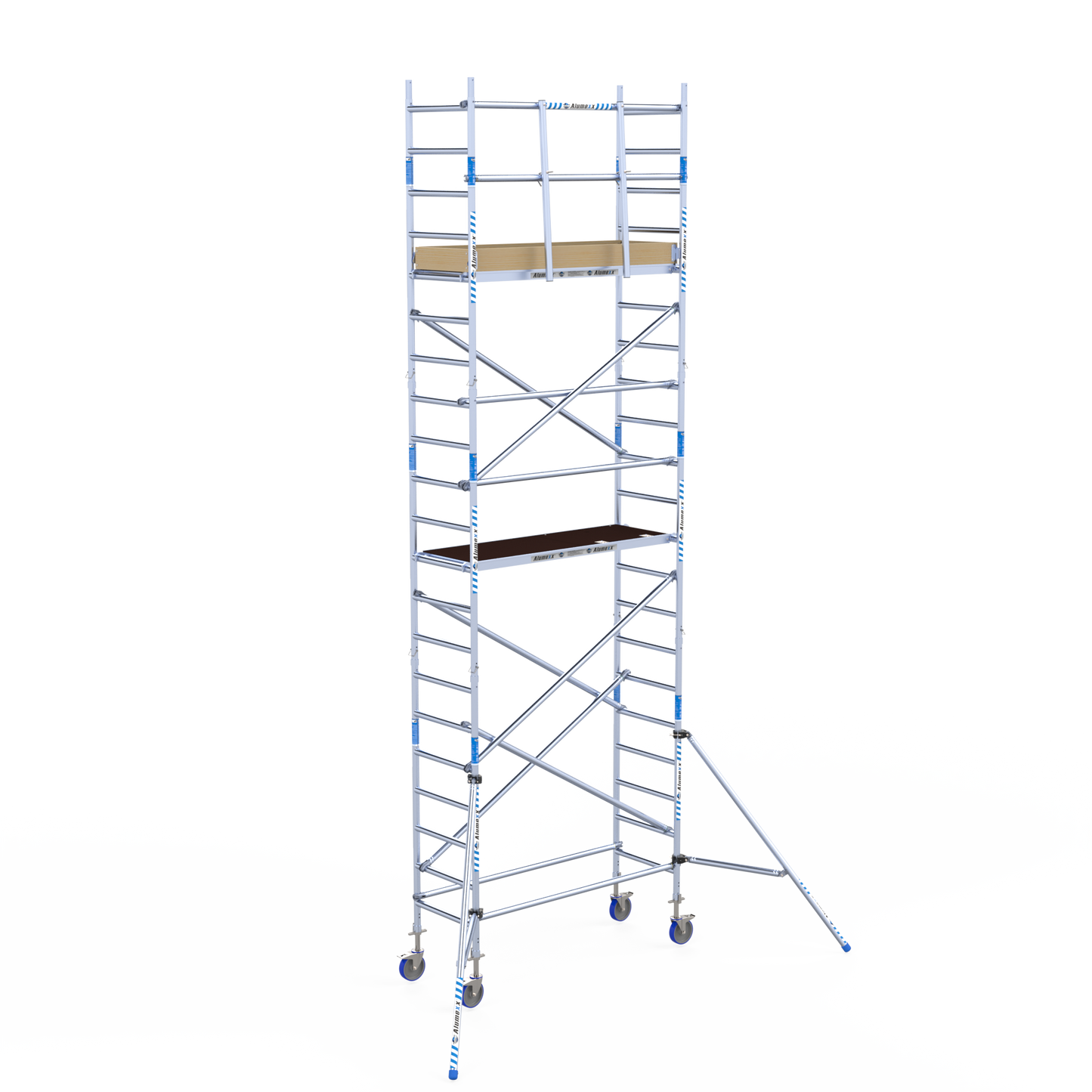 Alumexx Rollgerüst 75x190 Arbeitshöhe 7,2 m