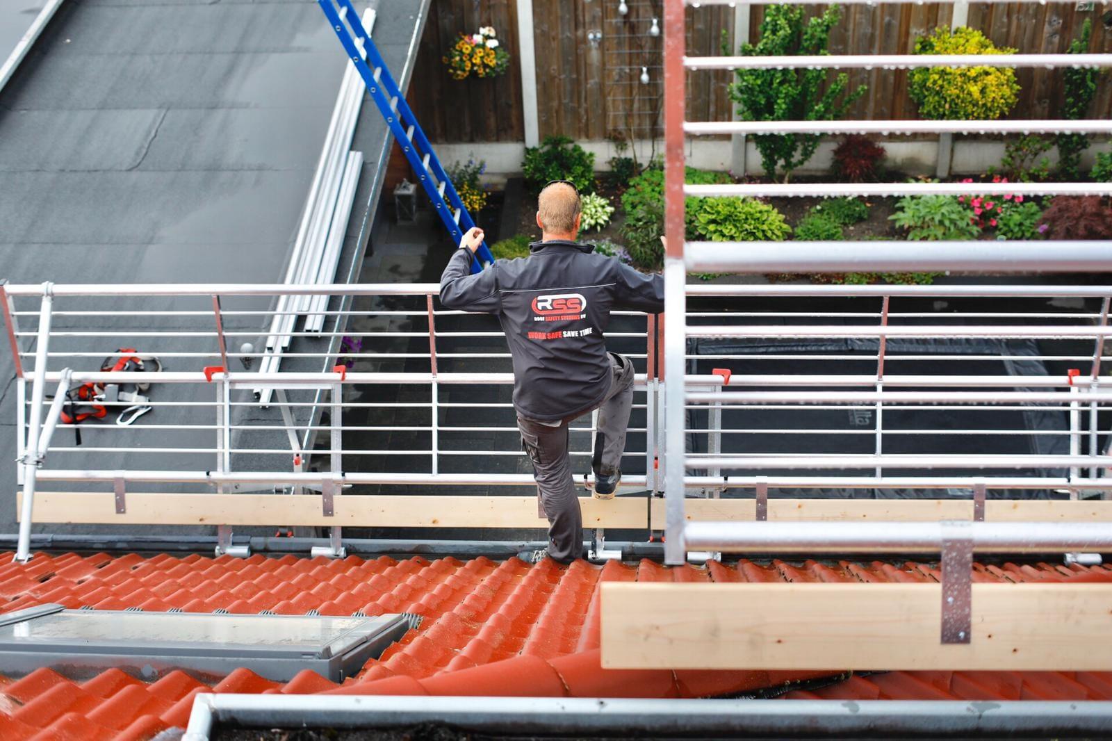 RSS Dachrandsicherung für Schrägdach, 18 Meter RSS Dachrandsicherung MyScuff