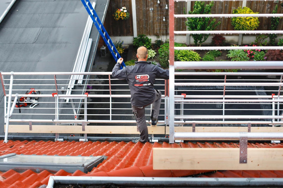 RSS Dachrandsicherung für Schrägdach, 18 Meter RSS Dachrandsicherung MyScuff