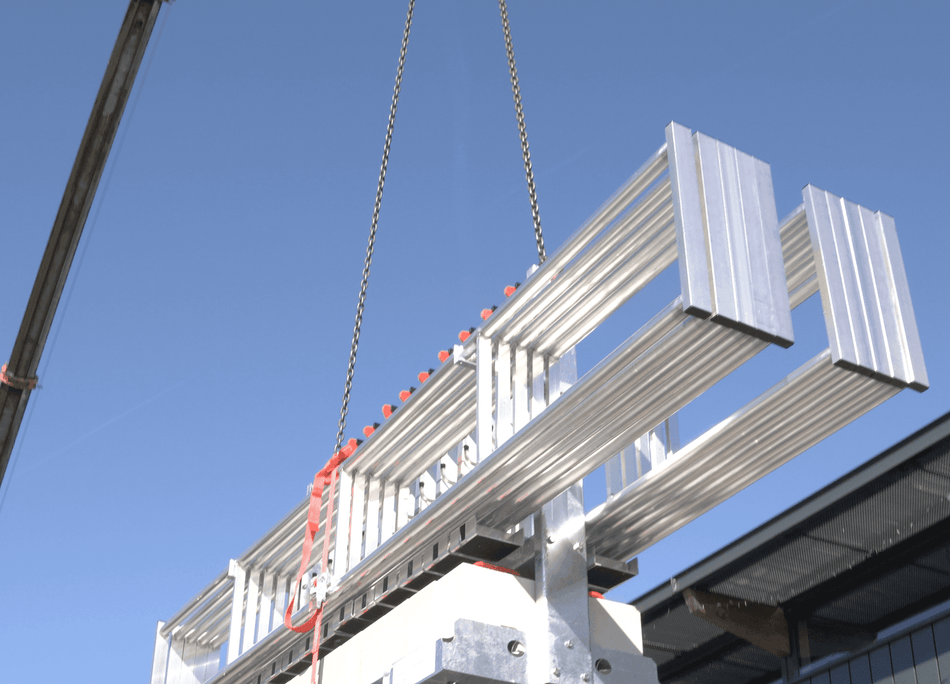 RSS Gerüst Dachrandsicherung für Flachdachsicherung Kompakt, 12 Meter RSS Flachdachsicherung Kompakt MyScuff