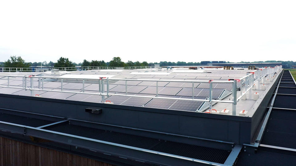 RSS Gerüst Dachrandsicherung für Flachdachsicherung Kompakt, 4 Meter RSS Flachdachsicherung Kompakt MyScuff