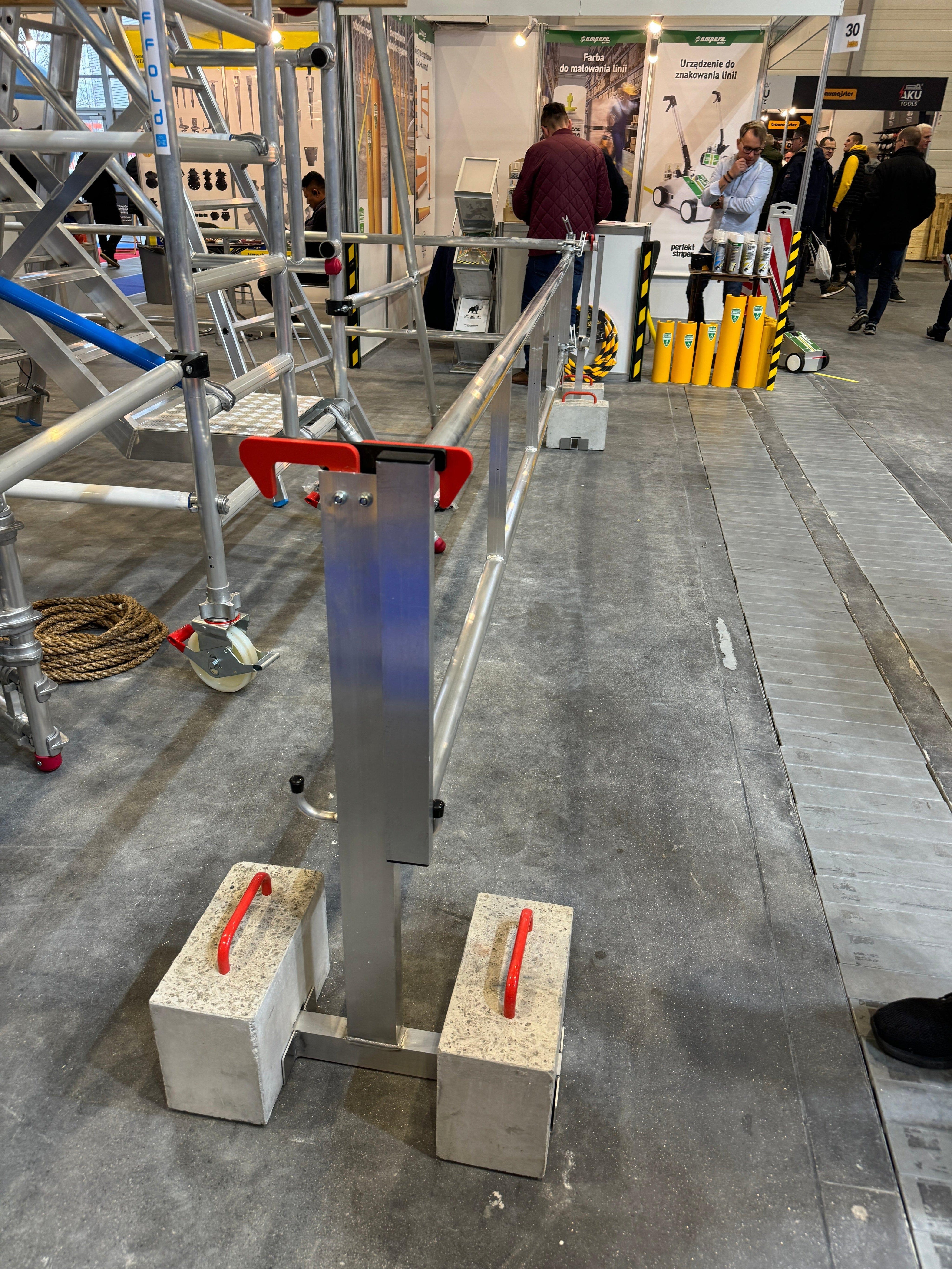 RSS Gerüst Dachrandsicherung für Flachdachsicherung Kompakt, 8 Meter RSS Flachdachsicherung Kompakt MyScuff