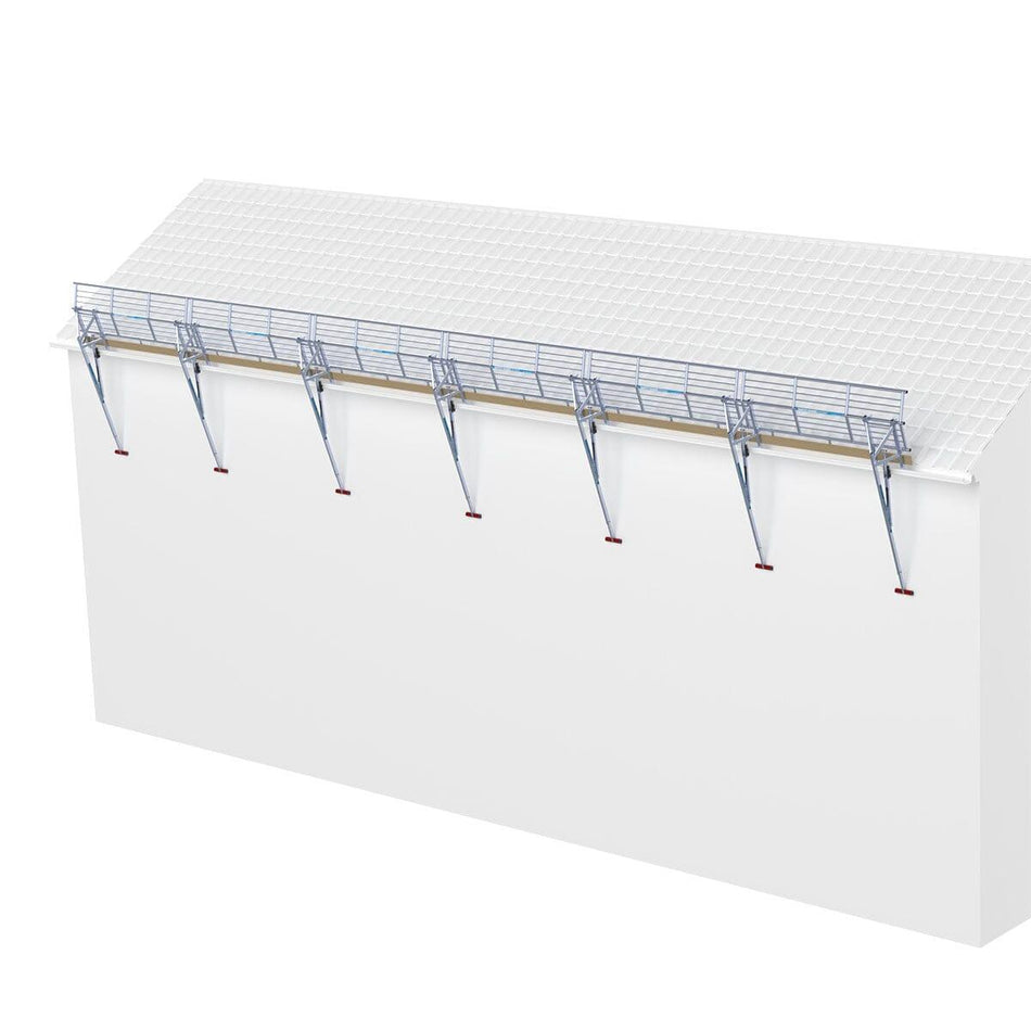 SGS Gerüst Dachrandsicherung für Schrägdach, 18 Meter SGS Dachrandsicherung MyScuff 