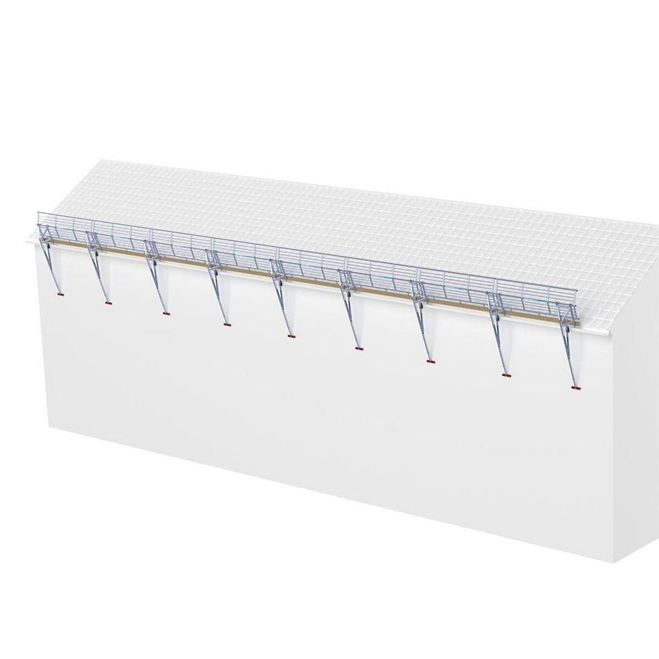 SGS Gerüst Dachrandsicherung für Schrägdach, 24 Meter SGS Dachrandsicherung MyScuff 